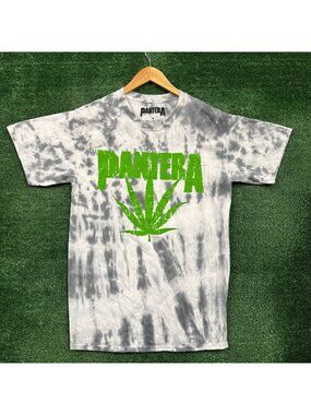 Pantera Fly'n Across America Tour Heavy Metal Band Tie-Dye T-Shirt Medium